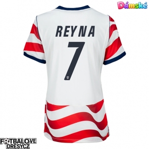 Spojené státy Giovanni Reyna #7 Dámské Domácí Dres MS 2026 Krátký Rukáv